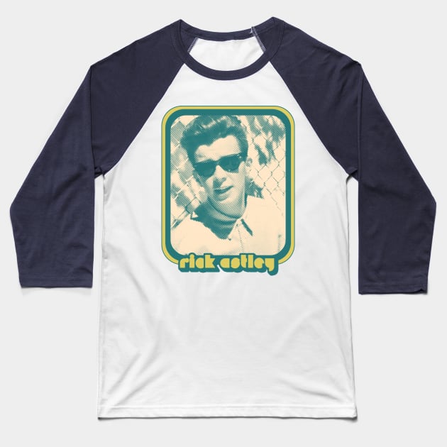 Rick Astley / Retro Aesthetic Tribute Design Baseball T-Shirt by DankFutura